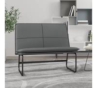 Banc Crème 100x75x76 cm Similicuir siège de banc banc d'entrée vidaXL