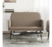 Vidaxl Banc Cappuccino 107x80x81 Cm Similicuir