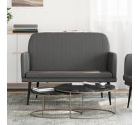 Banc Crème 107x80x81 cm Similicuir siège de banc banc d'entrée vidaXL