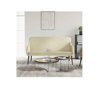 Banc Crème 110x76x80 cm Similicuir