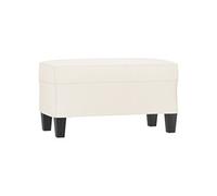 Vidaxl Banc Crème 70x35x41 Cm Similicuir