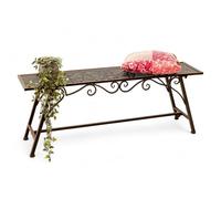 Banc "cuccio-xl b-120 cm 77824 Banc de jardin en métal Mobilier de jardin