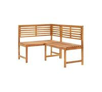 Banc d'angle - vidaXL - 140 cm - Bois d'acacia massif - 3 personnes - Extérieur