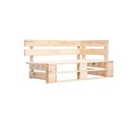 Banc de jardin vidaXL Banc d'angle palette de jardin bois