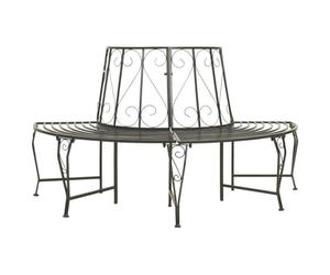 Banc d arbre de jardin Demi rond 160 cm Acier