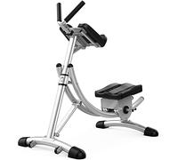 Banc D’entraînement AB Machine D’entraînement AB, Équipement De Sport Unisexe, Appareil D’entraînement Abdominal Pliable Domestique, Silver, 142 * 70 * 133cm