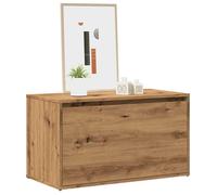 vidaXL Banc d'entrée 80x40x45 cm Chêne artisanal, bois d'ingénierie, coffre, marron