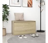 Banc d entrée 80x40x45 cm Chêne sonoma Bois d ingénierie