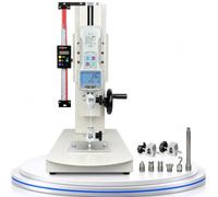 Banc d’Essai de Traction Vertical avec Dynamomètre, CE Withruler-1000N | avec Sortie de Données, Course de 270 mm pour les Essais de Traction, Compression et les Mesures de Force en Laboratoire