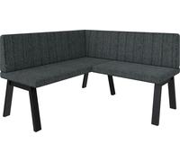 Banc d'angle Akiko Metal A - Ensemble de bancs d'angle pour votre salle à manger, cuisine moderne, coin salon, coin repas. Parfait pour la cuisine, le bureau et la réception. Fabrication solide et rob