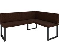 Banc d'angle AKIKO METAL Corner Bench 168x128 droite - Ensemble de banc d'angle pour votre salle à manger, cuisine moderne, coin salon, coin repas. Parfait pour la cuisine, le bureau et la réception.