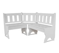Banc d'angle pin BOIS MASSIF écologique DIFFÉRENTES COULEURS - NEUF
