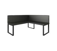 Banc d'angle Ravon, 150x150cm, Noir, Vicco 58496
