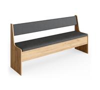 Banc d'angle Roman, 166.6x41.5cm, Chêne de force doré, Vicco 34182
