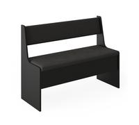 Vicco Banquette d'angle Salle à Manger Roman, Noir, 106.6 x 41.5 cm