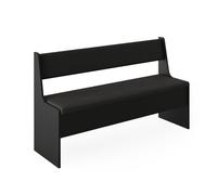 Vicco Banquette d'angle Salle à Manger Roman, Noir, 136.6 x 41.5 cm