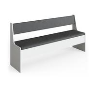 Banc d'angle Roman 41.5x166.6cm Blanc Vicco