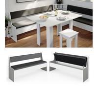 Banc d'angle Roman, 41.5x166.6cm, Blanc, Vicco 34181