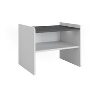 Banc d'angle Roman, 53.5x41.1cm, Blanc, Vicco 56287