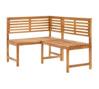 Banc d'angle - vidaXL - 140 cm - Bois d'acacia massif - 3 personnes - Extérieur