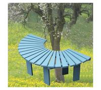 Banc d'arbre Enveloppant, Chaise De Parc en Bois, Support De Fleurs Décoratif Semi-Circulaire, for Une Utilisation Intérieure Et Extérieure(Color 3)