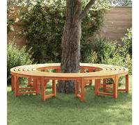 Banc D'arbre Extérieur Vidaxl 200 Cm En Bois Massif D'eucalyptus