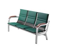 Banc d'attente 3 places avec accoudoirs - Confort durable pour les aéroports, les entreprises, les hôpitaux et les zones publiques