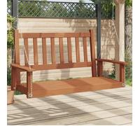 vidaXL Banc de balançoire de jardin – Chaînes en métal – Bois massif sapin
