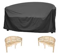 Banc de Bananes Housse de Protection imperméable, Couverture de Banc de Bananes, Couverture de Banc de Bananes 420D Tissu Oxford- Noir (155 * 70 * 86cm)