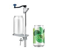 Banc de banc commercial ouvre d'outil en acier inoxydable manuel lourd pour les grandes canettes à hauteur réglable argent 75cm/29.5in
