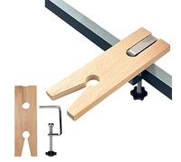 Banc de Bijoutier en Bois Dur Forme V Cheville Bijoutiers Pince Goupille Canapé avec Outil Fixation Scie Bijoutiers Broches Faisant des Outils de Traitement