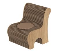Banc de canapé rétractable en accordéon avec dossier et coussin, tabouret pliable en papier pour l'école, le magasin, le salon et la salle à manger