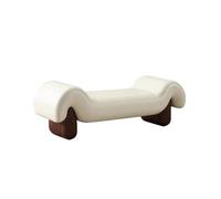 Banc de chambre Banc à langer for salon, canapé en cuir, long banc bois | Banc de bout de lit de chambre à coucher(Moyen)