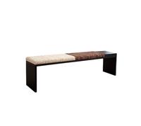 Banc de chambre Banc en tissu for bureau, dressing, chambre à coucher | Banc de bout de lit en bois(Moyen)