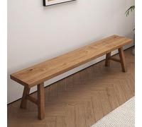 Banc de couloir d'intérieur en bois massif, siège de fenêtre rustique et banc d'entrée, petit banc de salle à manger étroit décoratif vintage pour chambre à coucher et salon