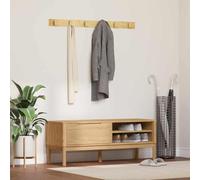 Banc de couloir FLORO marron ciré en pin massif 115 x 40 x 45 cm avec espace de rangement et tiroir, banc pour couloir, entrée, banc de garde-robe avec système de rangement pratique