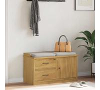 vidaXL Banc de couloir SANDNES 87x40x50 cm bois de pin massif