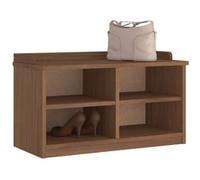 Banc de couloir SANDNES blanc 87x40x50 cm bois de pin massif banc vidaXL