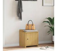 Banc de couloir SANDNES blanc 45x40x50 cm bois de pin massif banc vidaXL