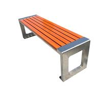 Banc De Cour, Banc Sans Dossier, Banc Extérieur En Acier Inoxydable, Banc En Métal Résistant Aux Intempéries, Adapté Aux Jardins, Patios, Porches, Entrées, Parcs(Style A,120cm/47.2in)