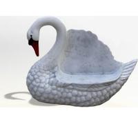 Banc de cygne 200cm de haut Figurine de décoration/publicitaire - GFK - surdimensionné XXL - pour l'extérieur