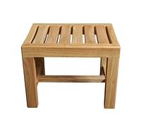 Banc de douche en bois imperméable pour personnes âgées - Antidérapant - Capacité de 250 kg - Tabouret de baignoire et de spa pour un changement sûr et confortable