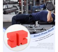 Banc De Fitness Avec Bloc De Pression, Bloc De Force, Entraîneur De Puissance, Planche De Presse De Poitrine Portable Avec Mousse Haute Densité Et Rainures Découpées