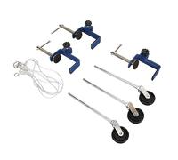 Banc de fixation de table en métal renforcé avec tige de poulie multi-usage pour enseignement de physique, laboratoire, école et institution de test, installation facile, haute résistance