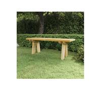 Vidaxl Banc De Jardin 110 Cm Bois De Pin Massif Imprégné