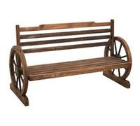 Bois de Sapin Massif Banc de Jardin 112 cm Patio Terrasse Extérieur vidaXL