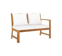 VidaXL 311838 banc de jardin Bois d'acacia, Tissu, Polyester