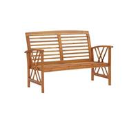 Bois d'Acacia Solide Banc de Jardin 119 cm Patio Terrasse Extérieur vidaXL