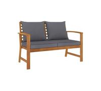 VidaXL 311830 banc de jardin Bois d'acacia, Tissu, Polyester