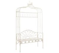 Banc de Jardin 122 cm Fer Mobilier Meuble Canapé Terrasse Balcon Parc vidaXL